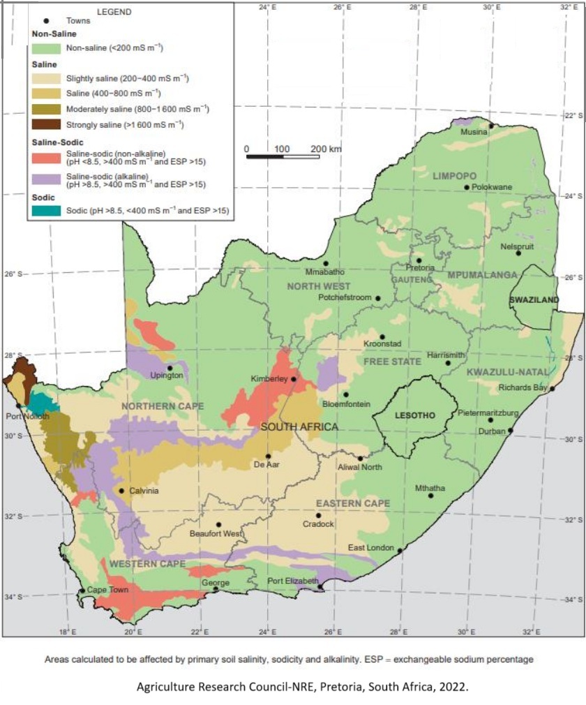 Salinity and Sodicity Map